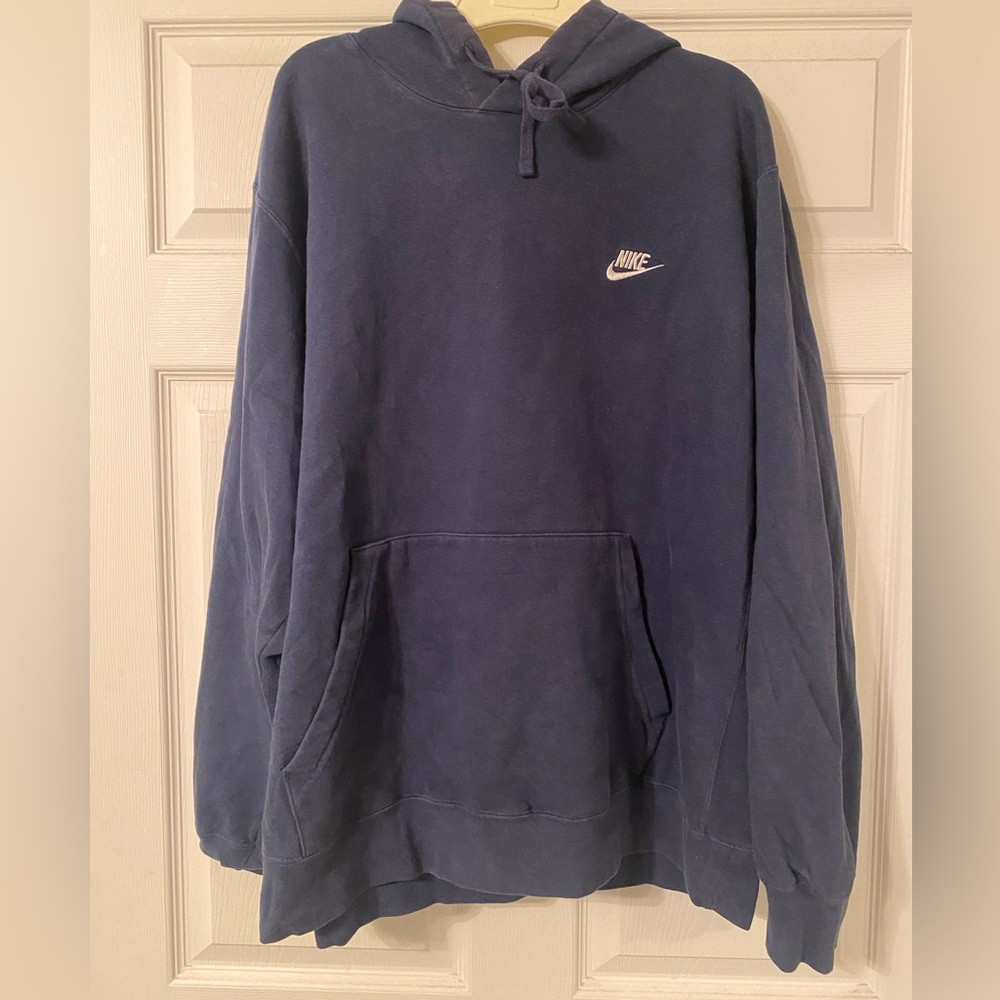Nike XXL Hooded Sweatshirt Navy blue